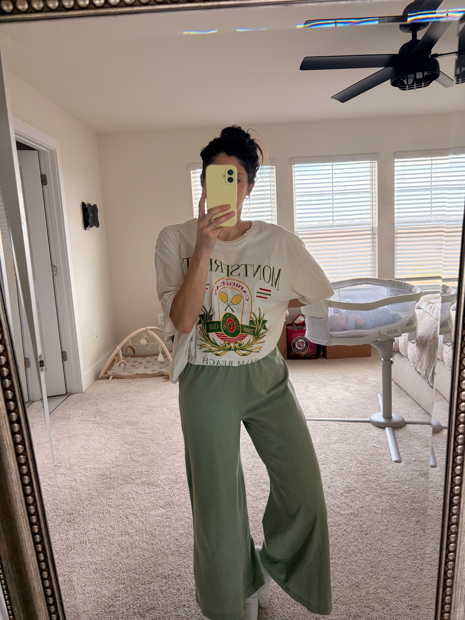 Weekends at home in oversized graphic tees 

These pants are short girl approved! Wearing size xs 



Zsupply pants / graphic tee / oversized tee / sahm outfit / petite pants / casual mom 


#LTKootd #LTKPetite