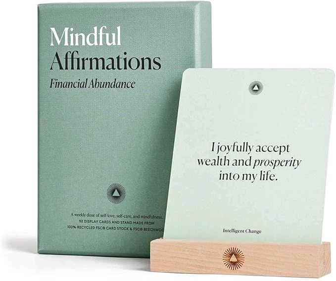 Mindful Affirmation Cards for Financial Abundance, Daily Words of Inspiration, Self Affirmation I... | Amazon (US)