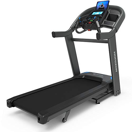 Horizon Fitness 7.4 at Studio Series Smart Treadmill with Bluetooth and Incline, Heavy Duty Folding Treadmill 350 lbs Weight Capacity, Pro Running Machine for Home Exercise and Running with Apps | Amazon (US)
