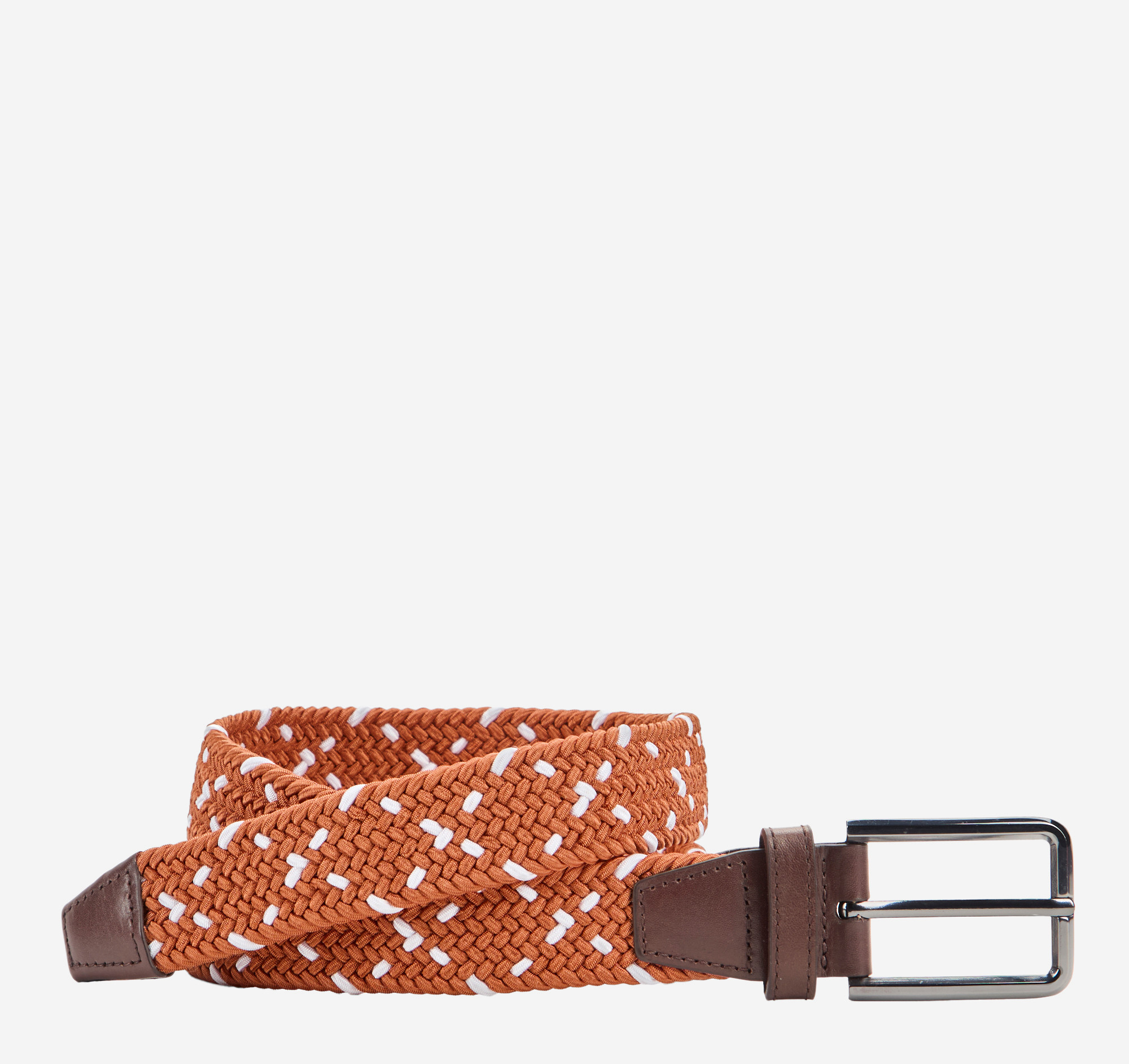 Game Day Woven Stretch-Knit Belt | Johnston & Murphy