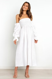 Gabriella Dress - White | Petal & Pup (AU)