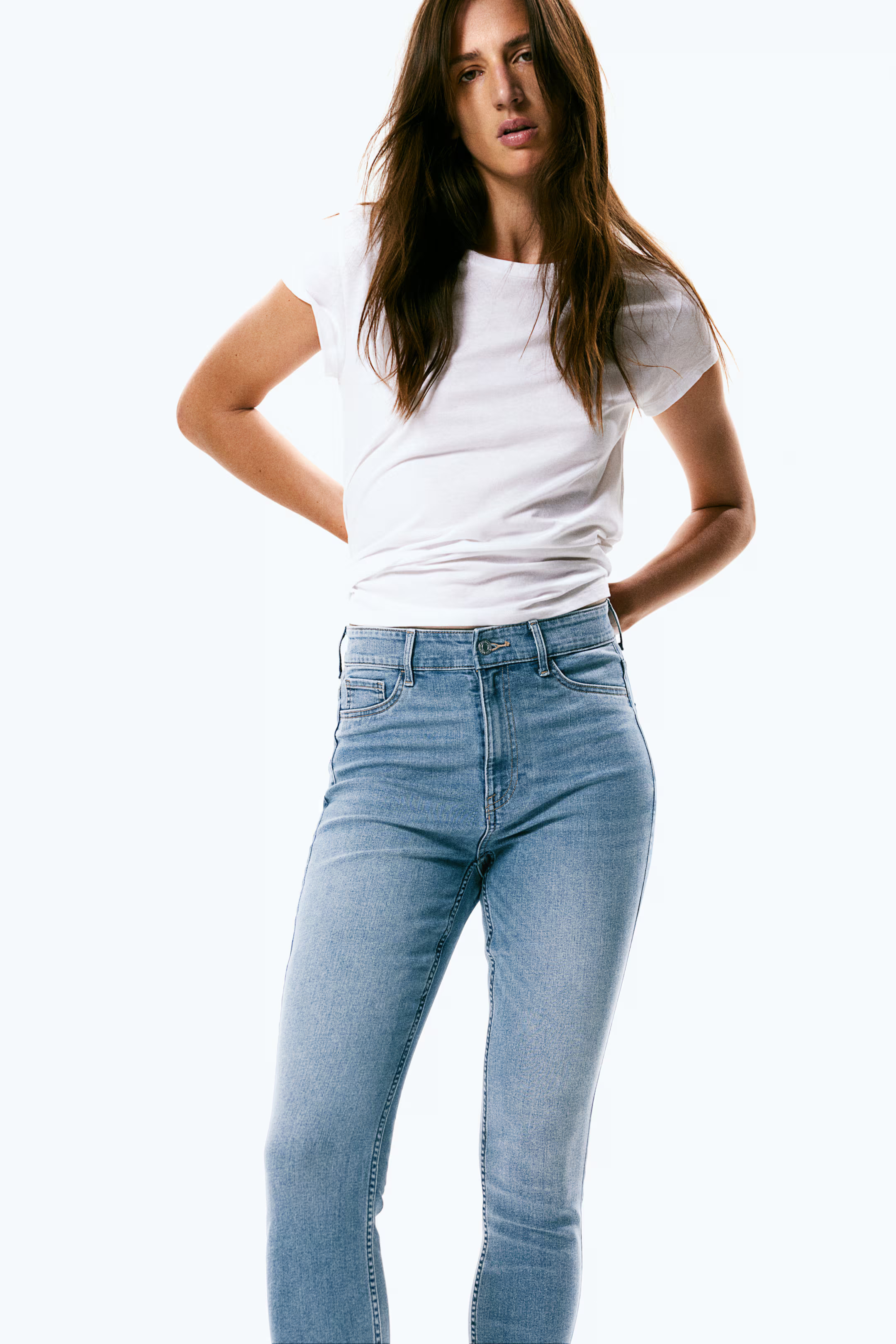 Ultra High Ankle Jeggings - Hellgrau - Ladies | H&M AT | H&M (DE, AT, CH, NL, FI)