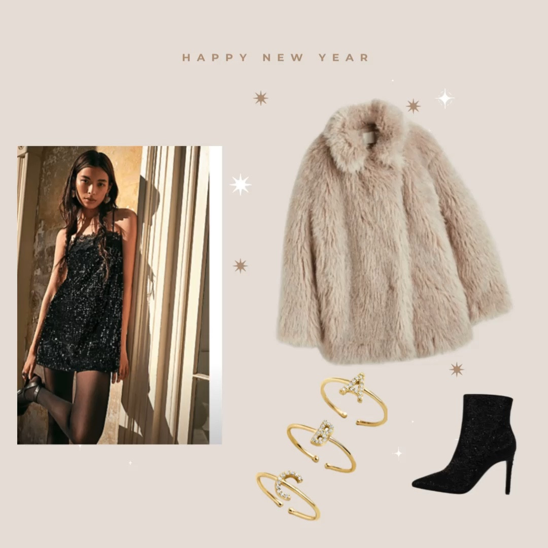NYE Outfit Inspo: LBD🖤 Pair that little LBD hanging in your closet with a fun furry coat and sparkly booties for a chic New Year’s look✨
#newyearsoutfit
#newyearseve
#blackdress
#fauxfurcoat


#LTKHoliday #LTKshoecrush #LTKstyletip