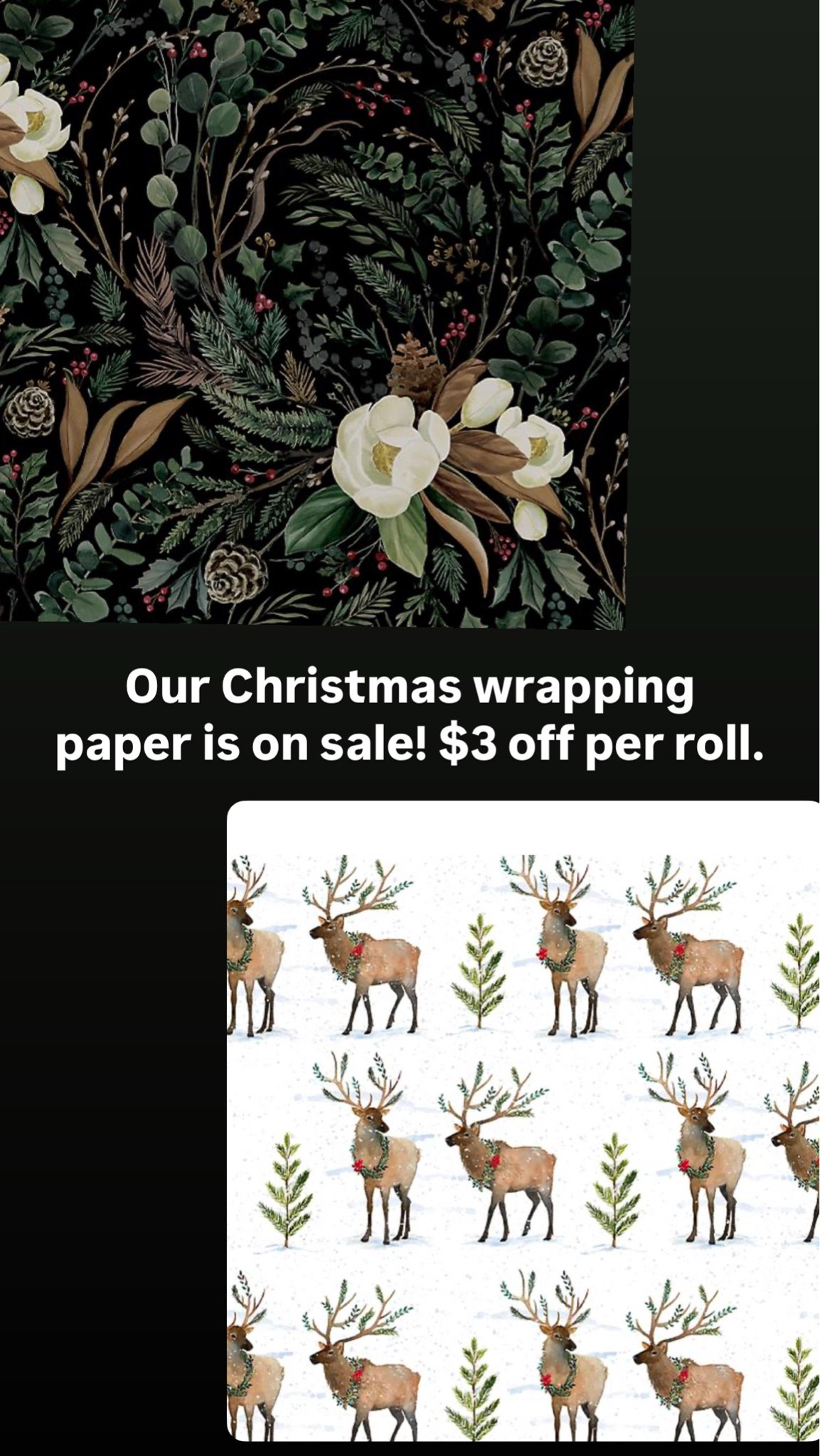 Our Christmas wrapping paper is on sale! Of course right after I bought it… $3 off per roll!! Absolutely gorgeous options  

#LTKHoliday #LTKSaleAlert #LTKGiftGuide