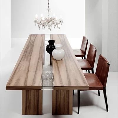 Regency Dining Table YumanMod Size: 29.5" H x 118.1" L x 47.3" W | Wayfair North America