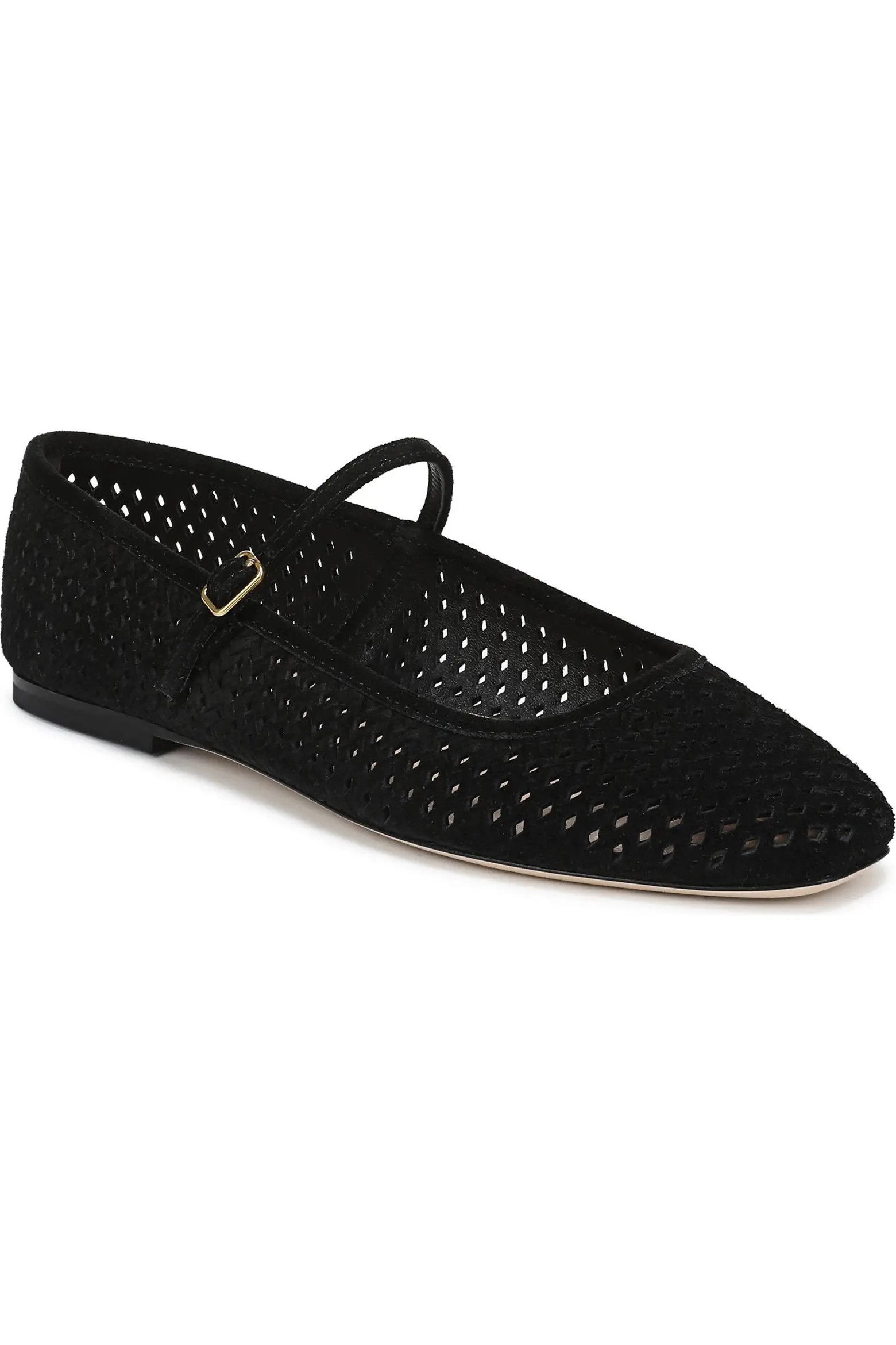Ellie Perforated Mary Jane Ballet Flat (Women) | Nordstrom | Nordstrom