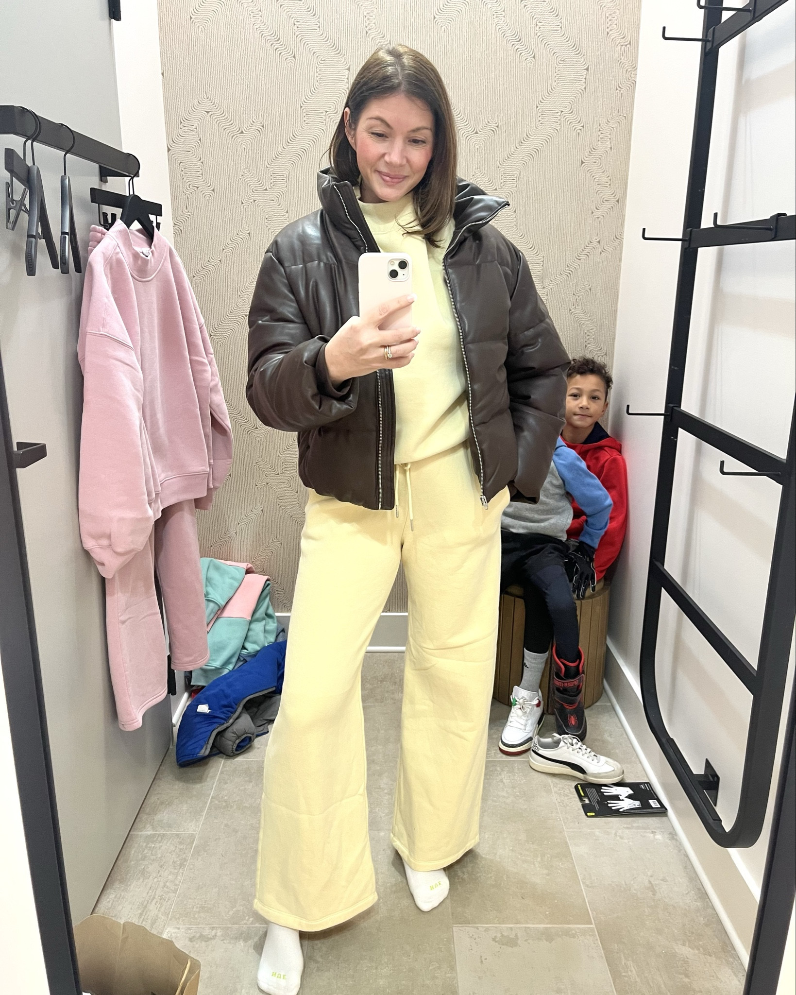 Abercrombie sweat sets. Cozy, tall girl friendly, and come in several colors and cuts 

#LTKmomlife #LTKootd