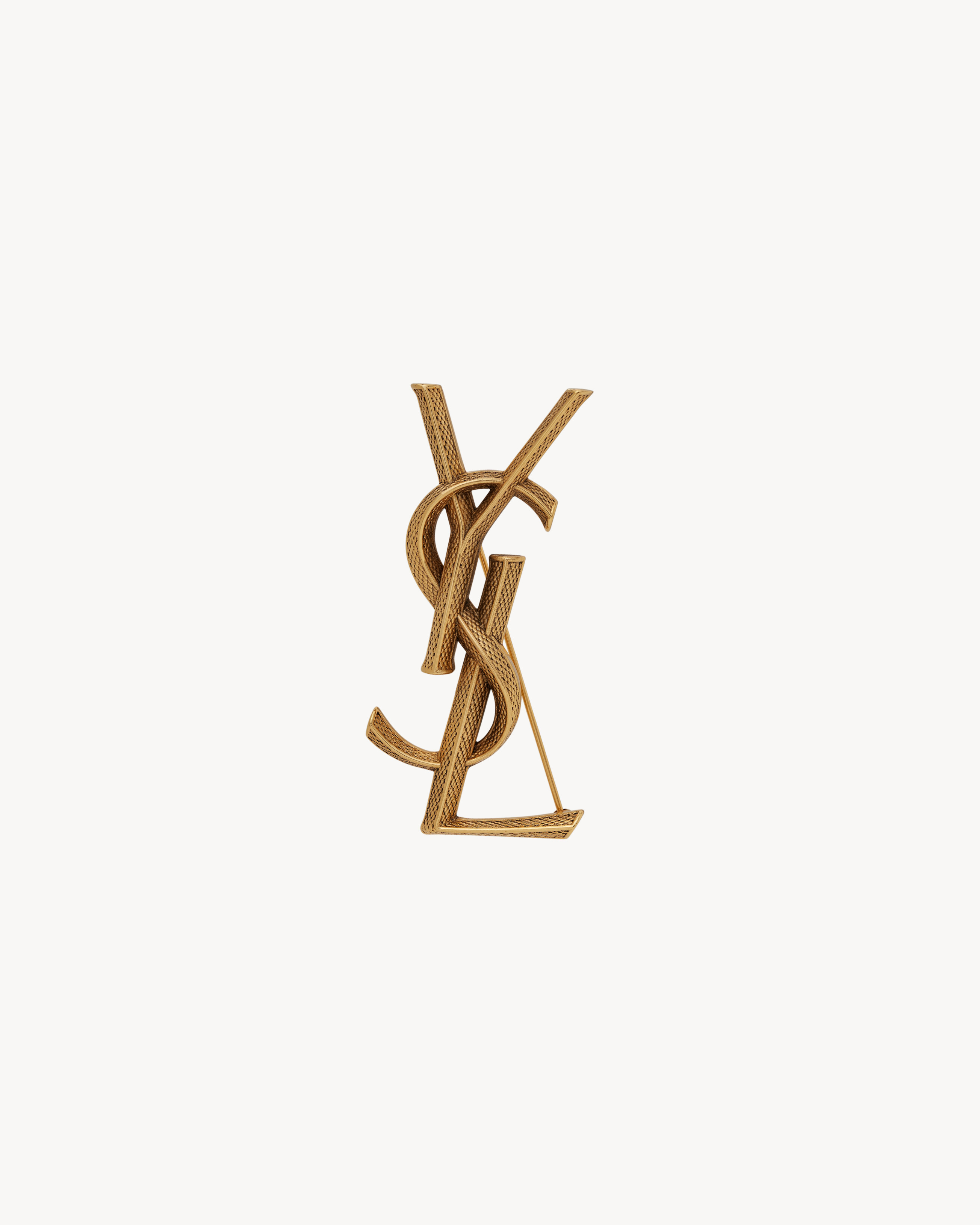 CASSANDRE snake brooch in metal in Gold | Saint Laurent | YSL US | Saint Laurent Inc. (Global)