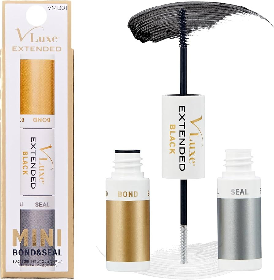 VLuxe DIY Eyelash Extension Mini Bond & Seal Lash Adhesive Infused with Biotin & Vitamin E, Stron... | Amazon (US)