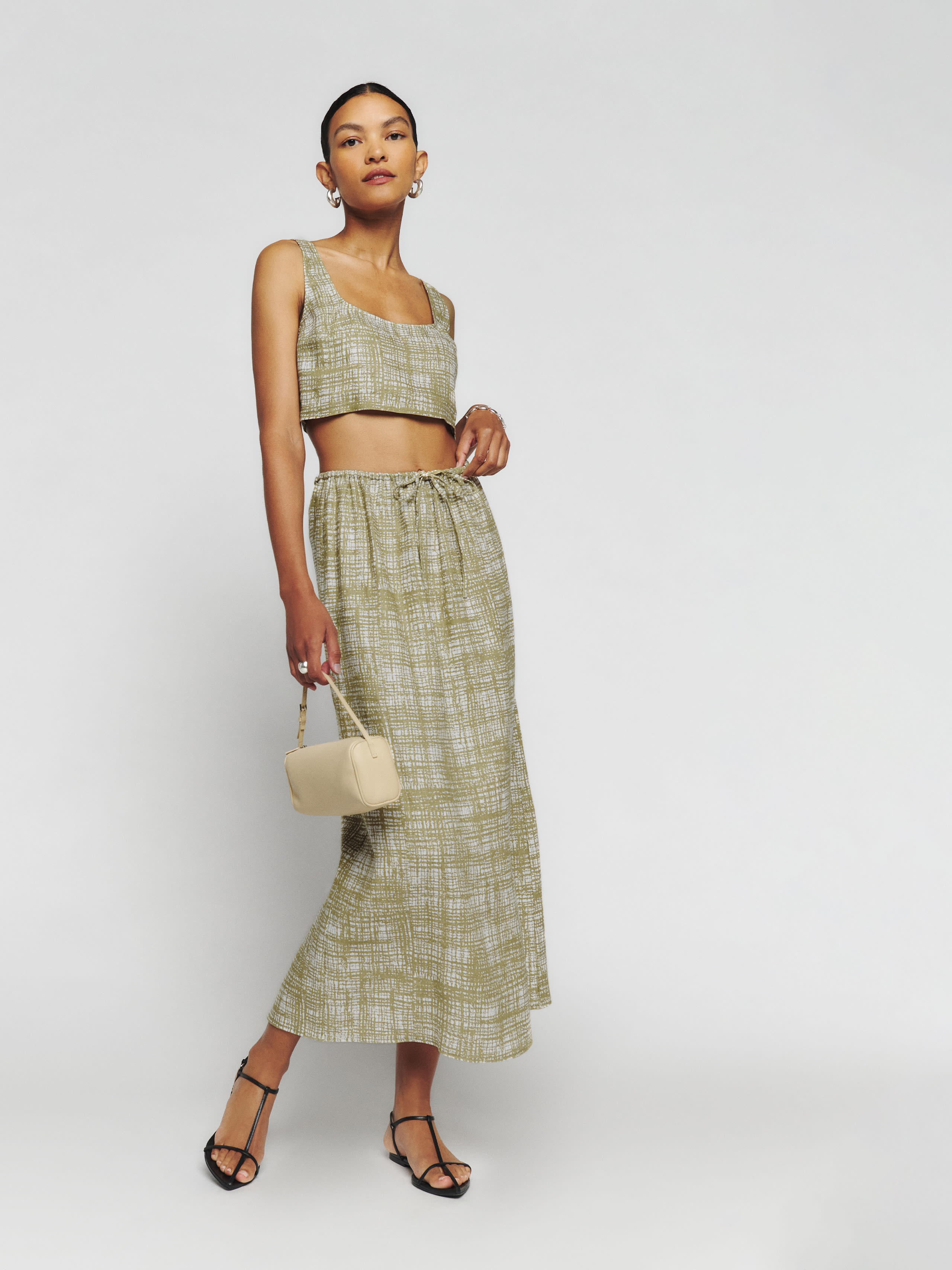 Amir Linen Two Piece | Reformation (Global)