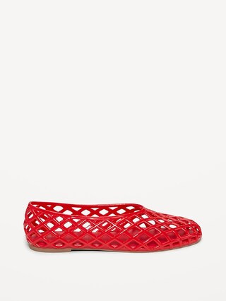 Jelly Lattice Ballet Flats | Old Navy (CA)