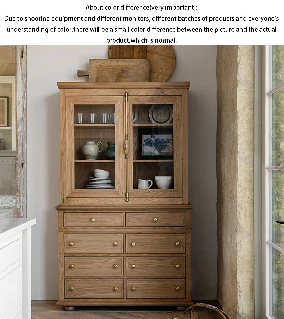 46.46" Brown Standard Solid Wood Curio Cabinets & China Cabinets | Wayfair North America