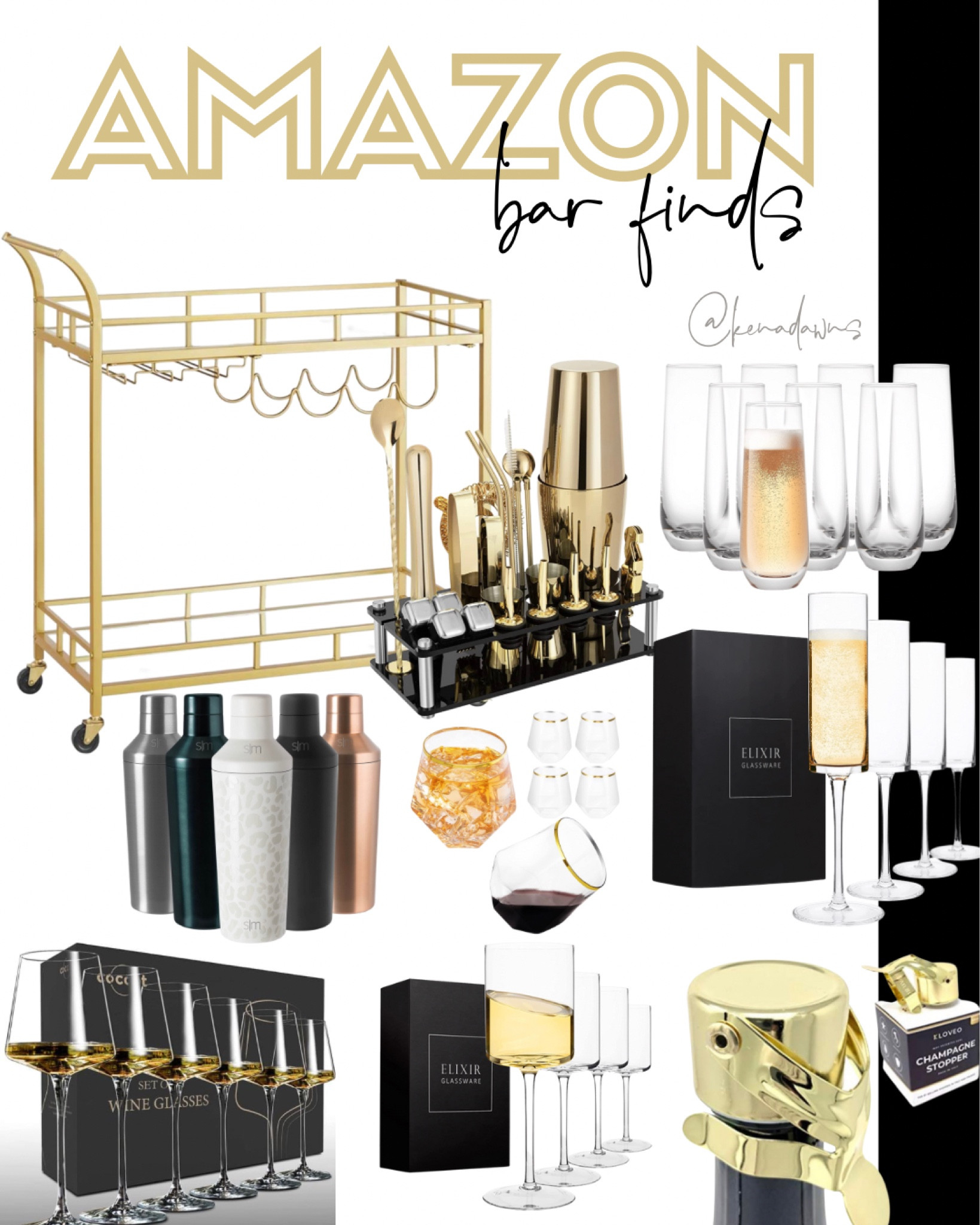 At home bar finds on Amazon! 

#LTKhome