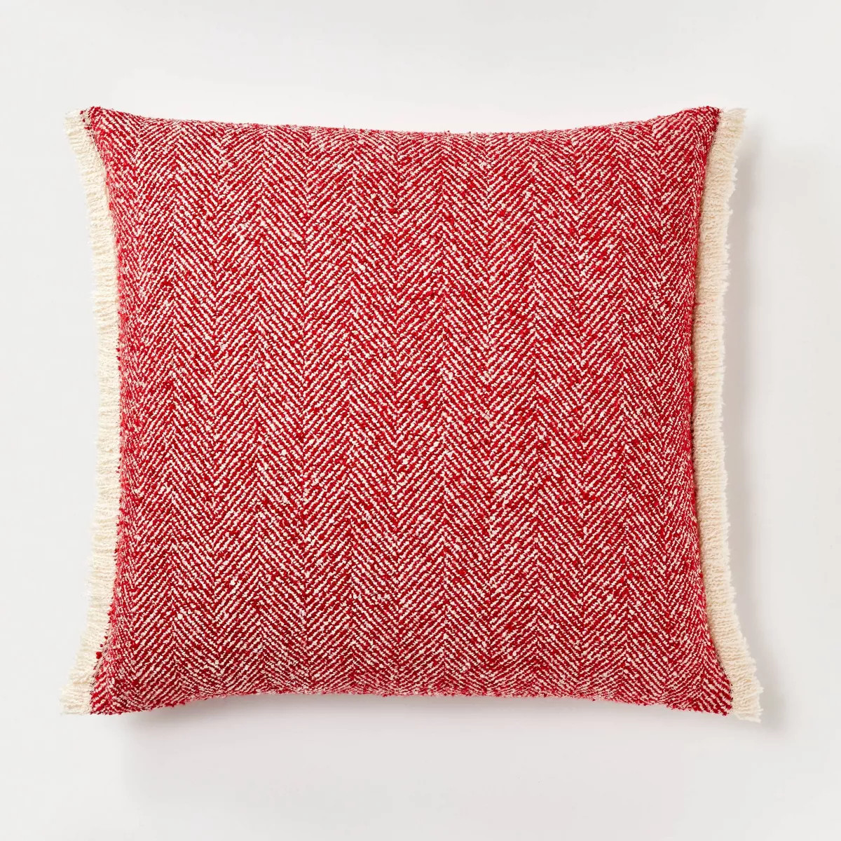 Herringbone with Frayed Edges Throw Pillow - Threshold™ designed with Studio McGee | Target