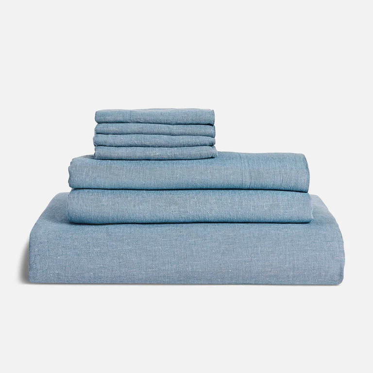 Washed European Linen Hardcore Sheet Bundle | Brooklinen