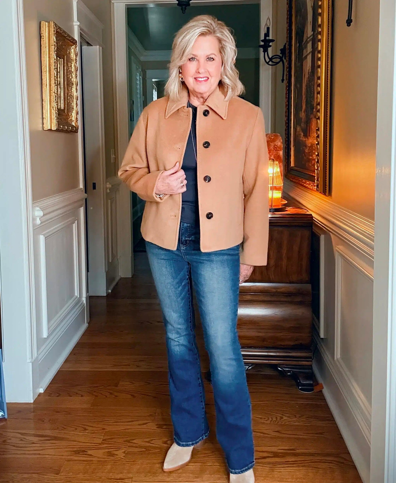 A classic coat for Winter! I’m wearing a size large coat and my jeans are a size 8. 

#LTKootd #LTKHoliday #LTKWorkwear