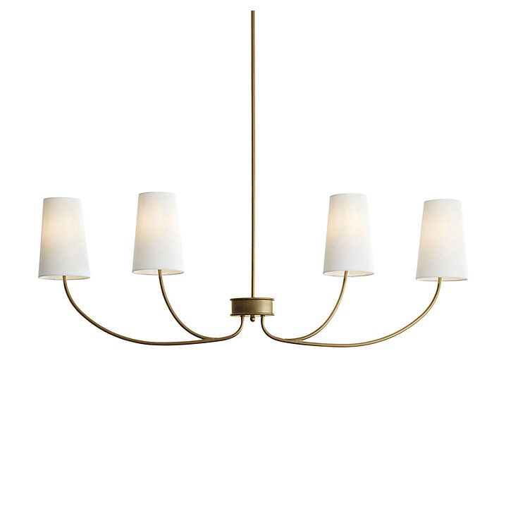 Lottie 4-Light Linear Chandelier | Ballard Designs, Inc.