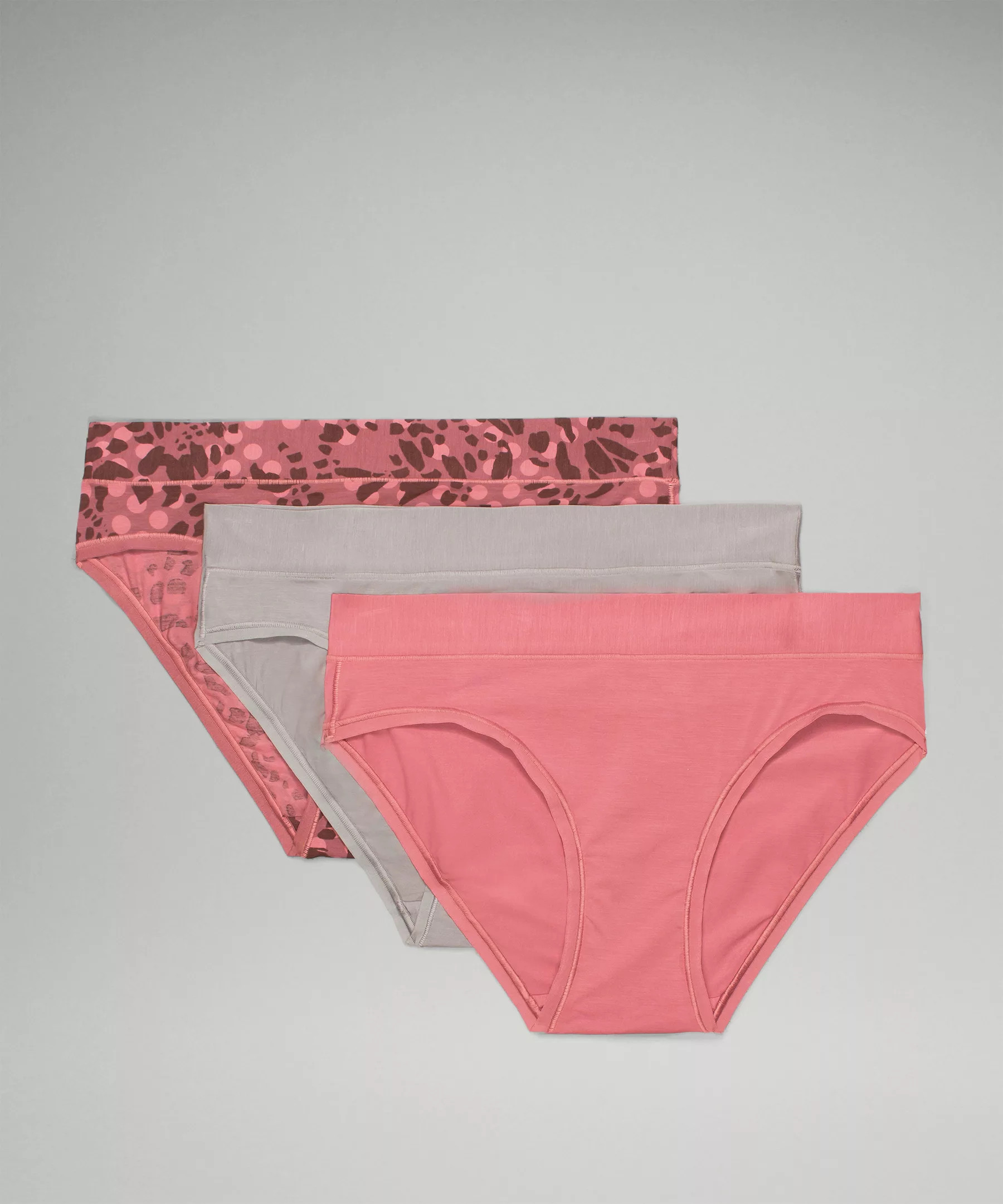 UnderEase Mid-Rise Bikini Underwear 3 Pack | Lululemon (US)