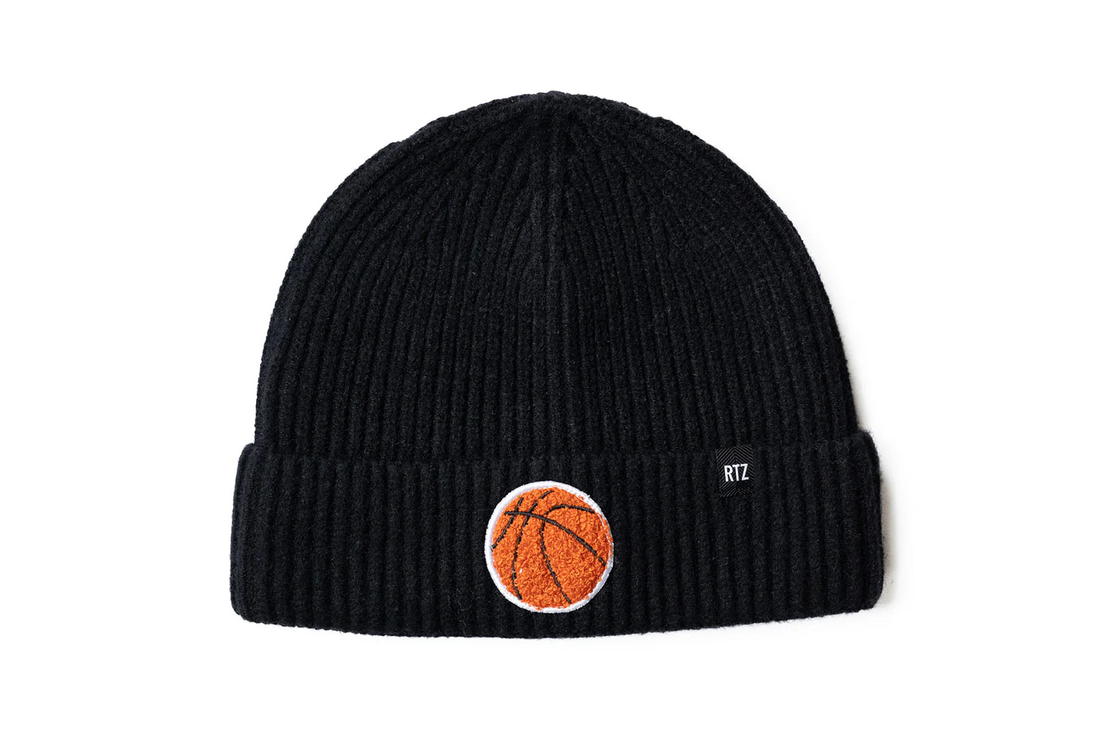 Black Terry Basketball Beanie | Rey to Z