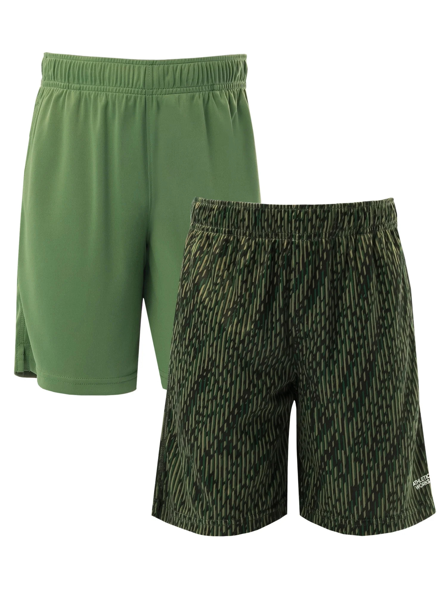 Athletic Works Boy's Core Short, 2-Pack, Sizes 4-18 & Husky | Walmart (US)