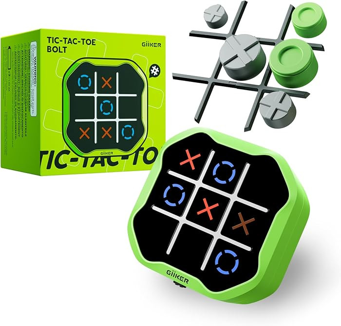 GiiKER Tic Tac Toe Bolt Game, Original 3-in-1 Handheld Games, Portable Travel Games for Car Ride,... | Amazon (US)