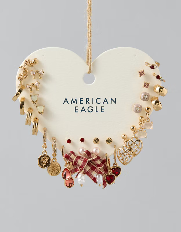 AE Earrings 18-Pack | American Eagle Outfitters (US & CA)