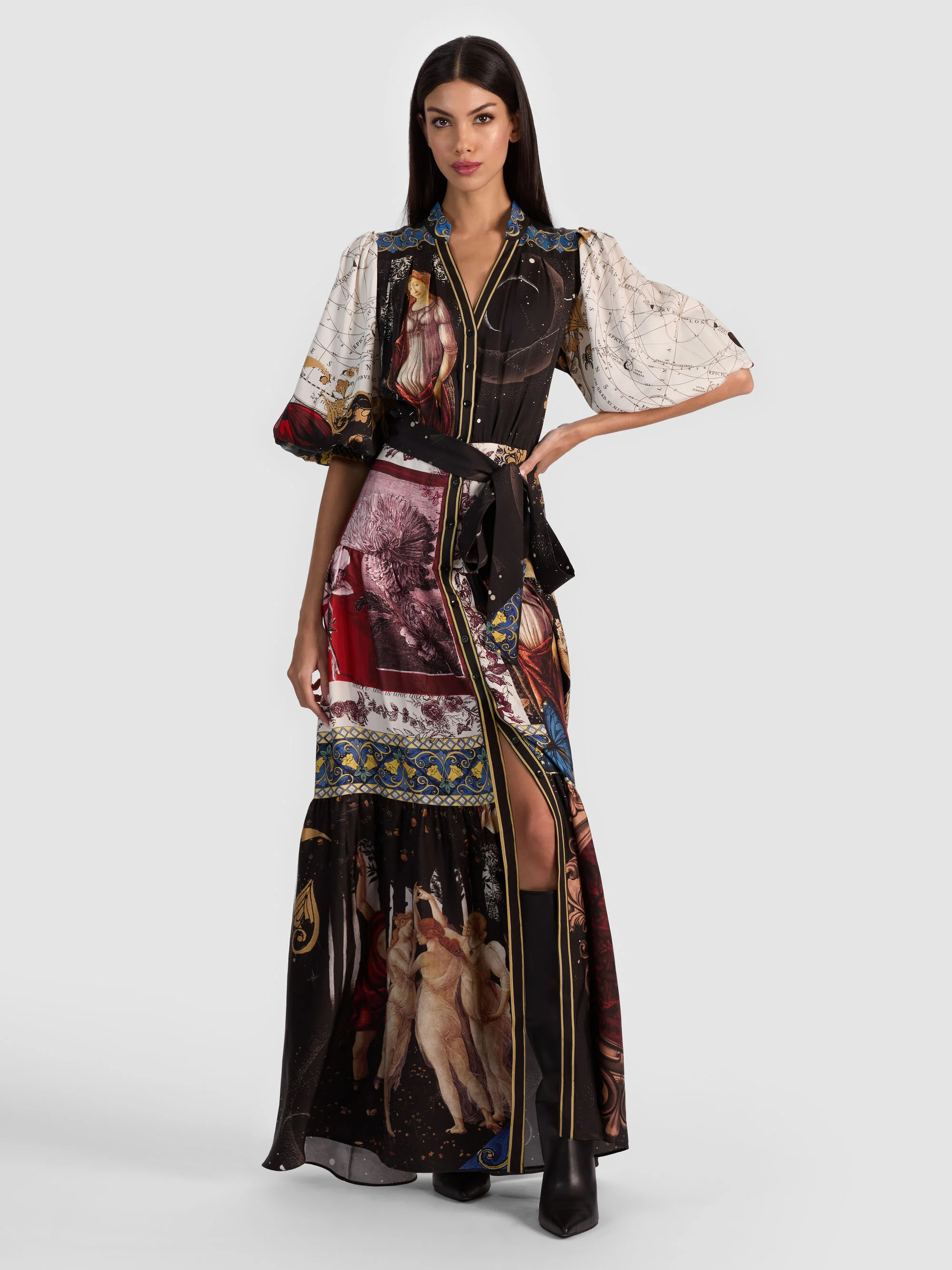 CORA MAXI SHIRT DRESS | Alice + Olivia