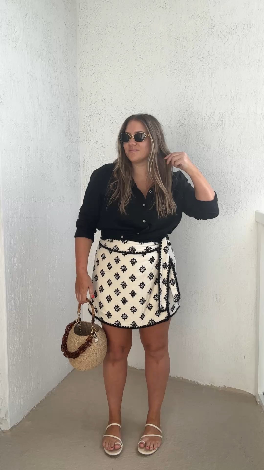 Black and white linen shirt ( quince) true to size or size up for roomy fit ( i went with my larger size ) i am wearing a large

Agolde jean shorts/ i size up 1

FR Skort- tts or go up if you are inbetween ( i am in the large) 

Swimsuits are an investment but truly worth it and so good! They double as a bodysuit / bra i wear with my cakes covers 

Ludo sandals - true to size

Sezane red stripe shirt- i sizes down one - it runs oversized 

Ref black linen skirt - sooo comfy and on repeat in all months ( with tights for winter)- elastic waist and perfect a line fit! Runs a little big but i still went with true size. 



#LTKTravel #LTKPetite #LTKSeasonal