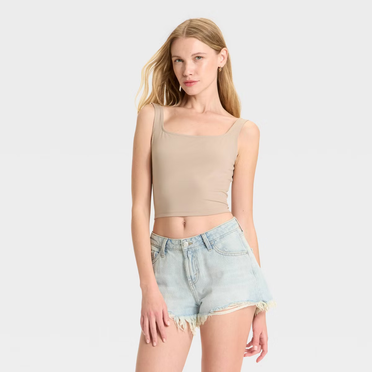 Women's ButterBliss Square Neck Tank Top - Wild Fable™ | Target