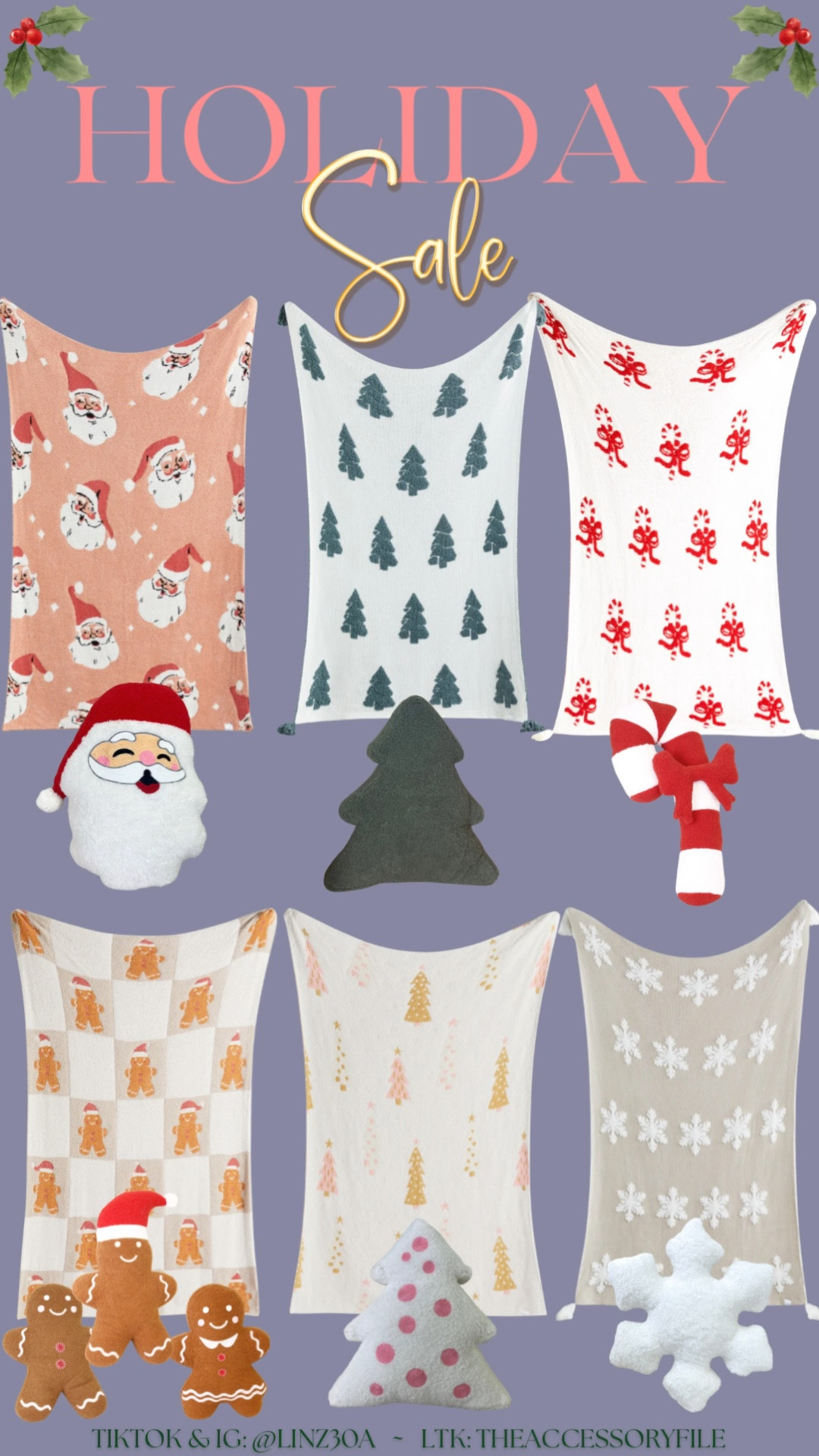 Holiday pillows and throw blankets 

Christmas pillows and throw blankets 

Christmas decor, Christmas decorations, home decor, holiday decor 

#LTKHoliday #LTKCyberWeek #LTKHome