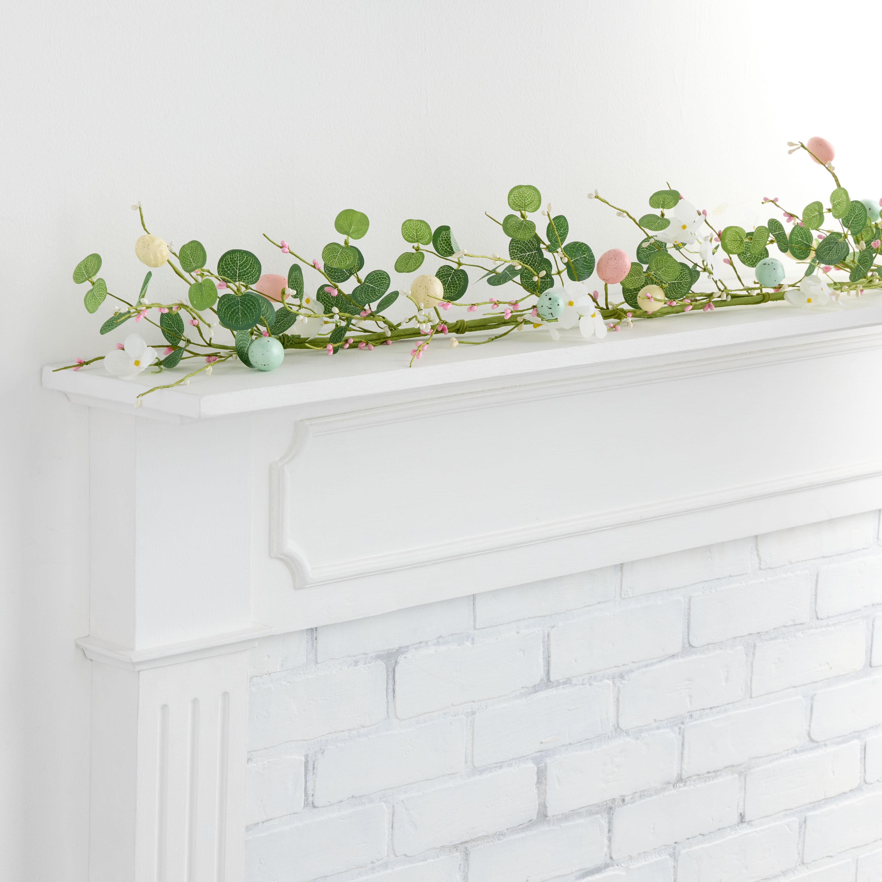 Faux Easter Egg and Wildflower Garland | World Market