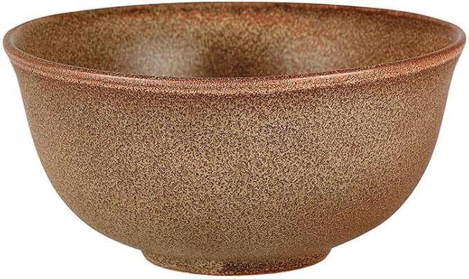 47th & Main Glazed Ceramic Jam Bowl Serving Dish, 4.5" Dia x 2" H, Brown | Amazon (US)