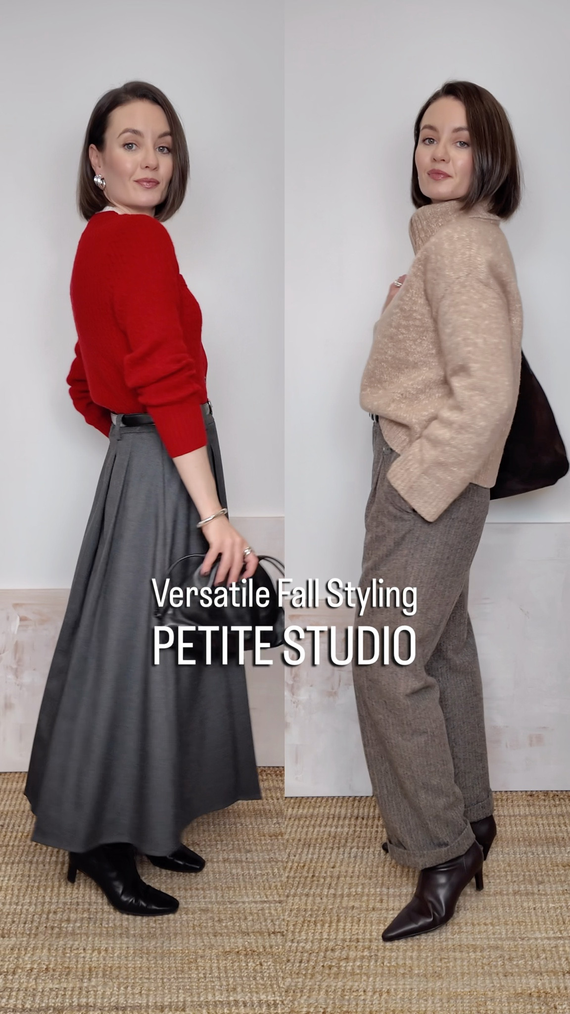 Petite friendly styles that are trendy and chic - love all the pieces from Petite Studio!! Shop their Black Friday sale!

Red cardigan (s), grey skirt (xs), tan zipper sweater (m), brown herringbone trousers (s), cropped jeans (s, I size up for a relaxed fit), scarf coat (m)

#LTKStyleTip #LTKPetite #LTKSeasonal