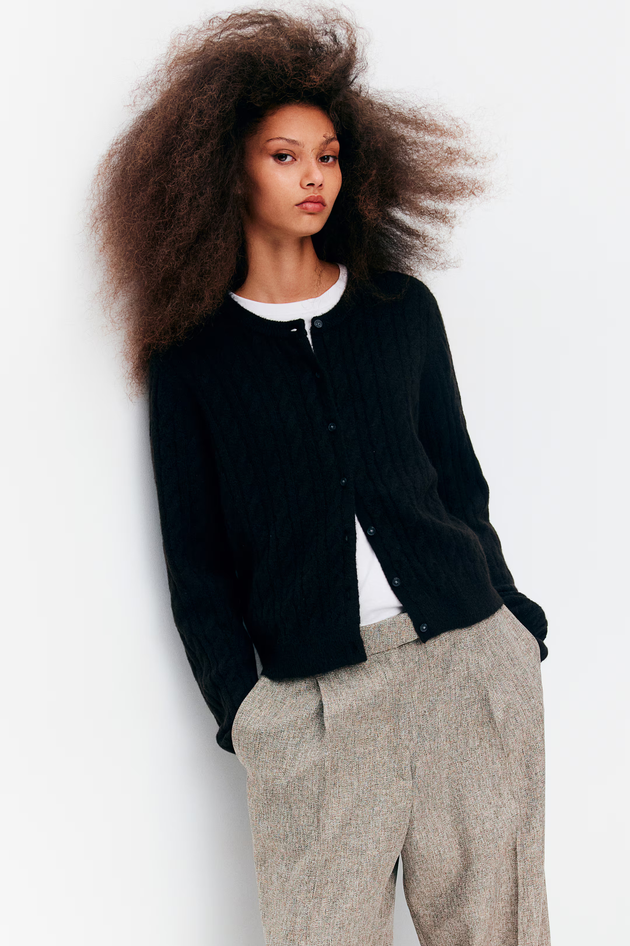 Cable-knit cardigan | H&M (UK, MY, IN, SG, PH, TW, HK)