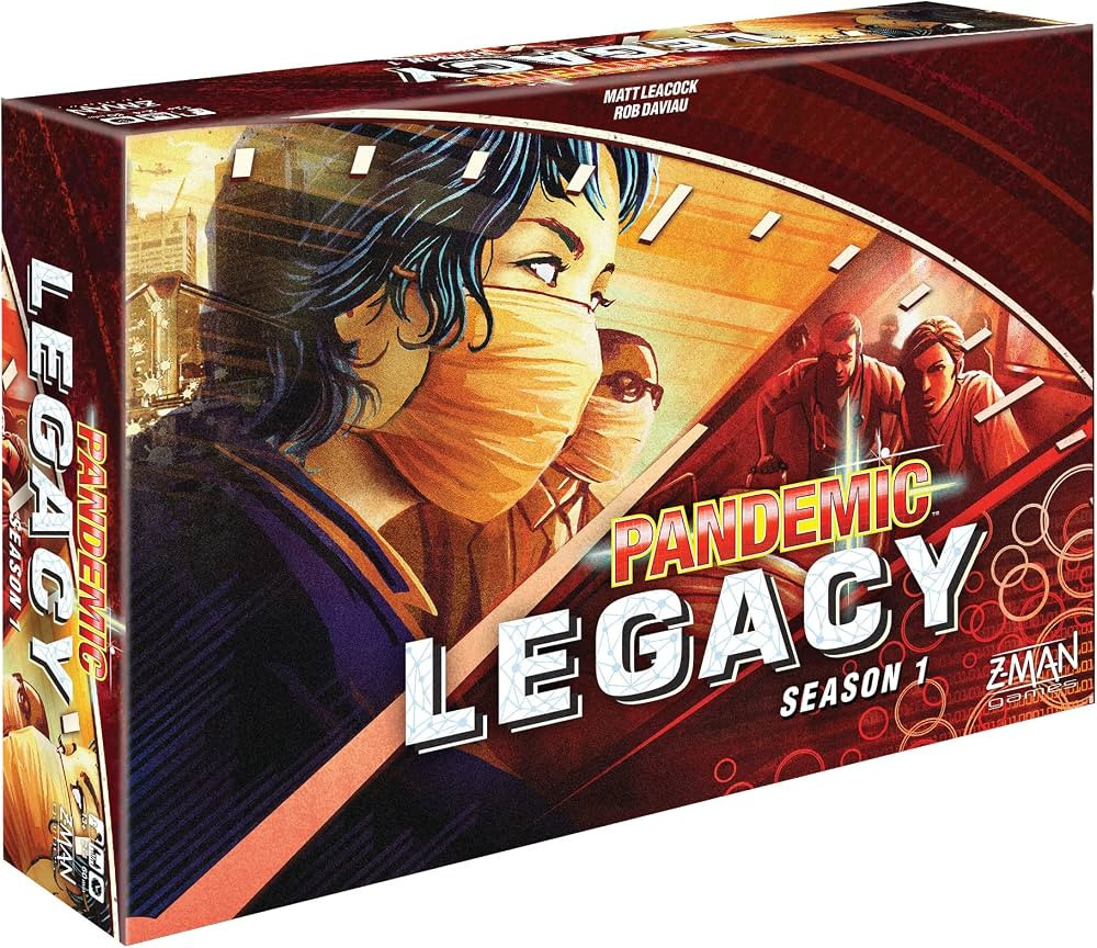 Pandemic Legacy Season 1 Red Edition Board Game | Board Game for Adults and Family | Cooperative ... | Amazon (US)