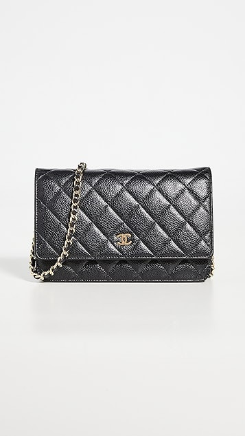 Chanel Classic Wallet On Chain, Caviar Leather | Shopbop