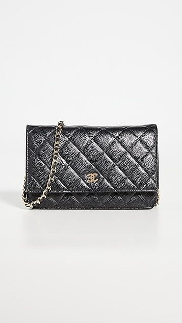 Chanel Classic Wallet On Chain, Caviar Leather | Shopbop