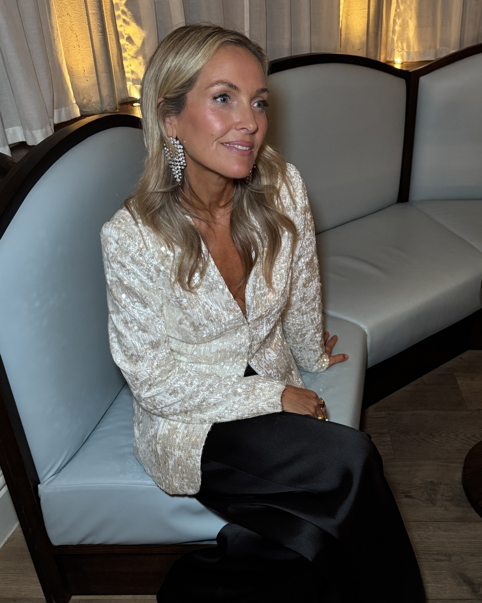 I love this blazer and trousers combination so much and know I’m going to be reaching for it for years to come. The blazer would also look great with jeans and feels very ‘now’ with its collarless design. It’s great to feel ready for party season .. bring it on!! 🥂

#LTKwinter #LTKautumn #LTKuk