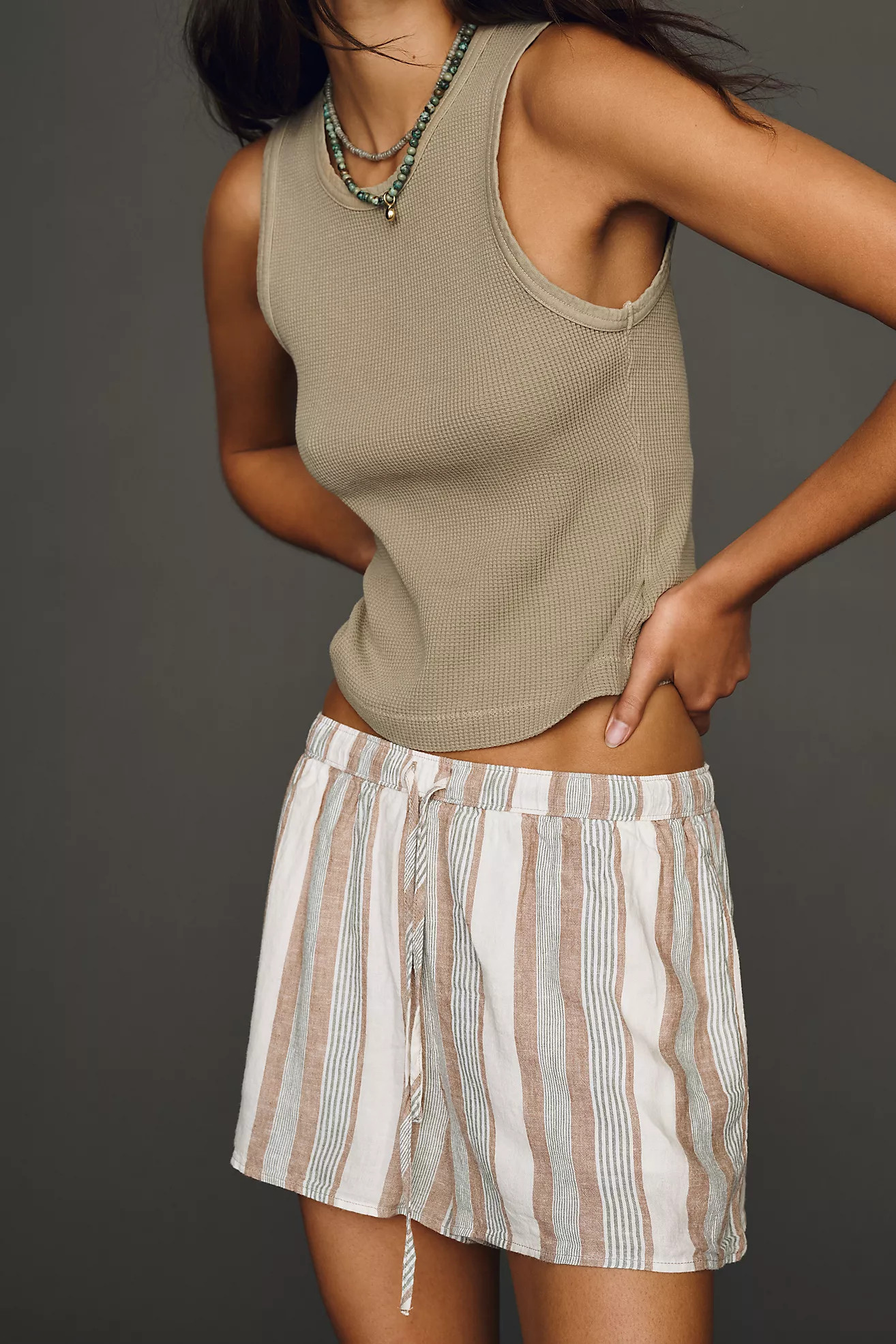 Z Supply Perfect Striped Shorts | Anthropologie (US)