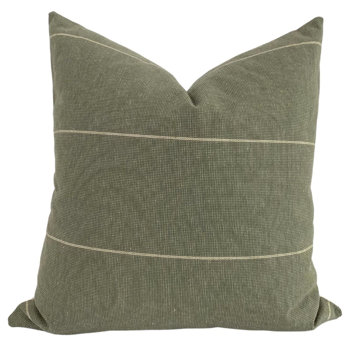 Modern Stripe | Forest Pillow Cover | Hackner Home (US)