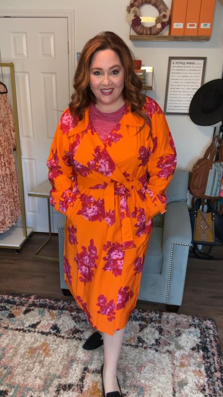This is the trench coat of my dreams!  Definitely size down as I’m wearing the XL but returned it for a size Large, and if you’re smaller in the bust you could size down 2. 

#LTKunder100 #LTKcurves #LTKFind