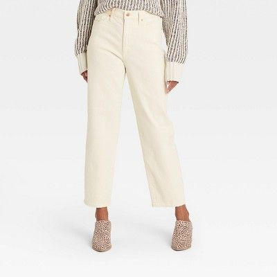 Women's Vintage Straight Cropped Jeans - Universal Thread™ | Target