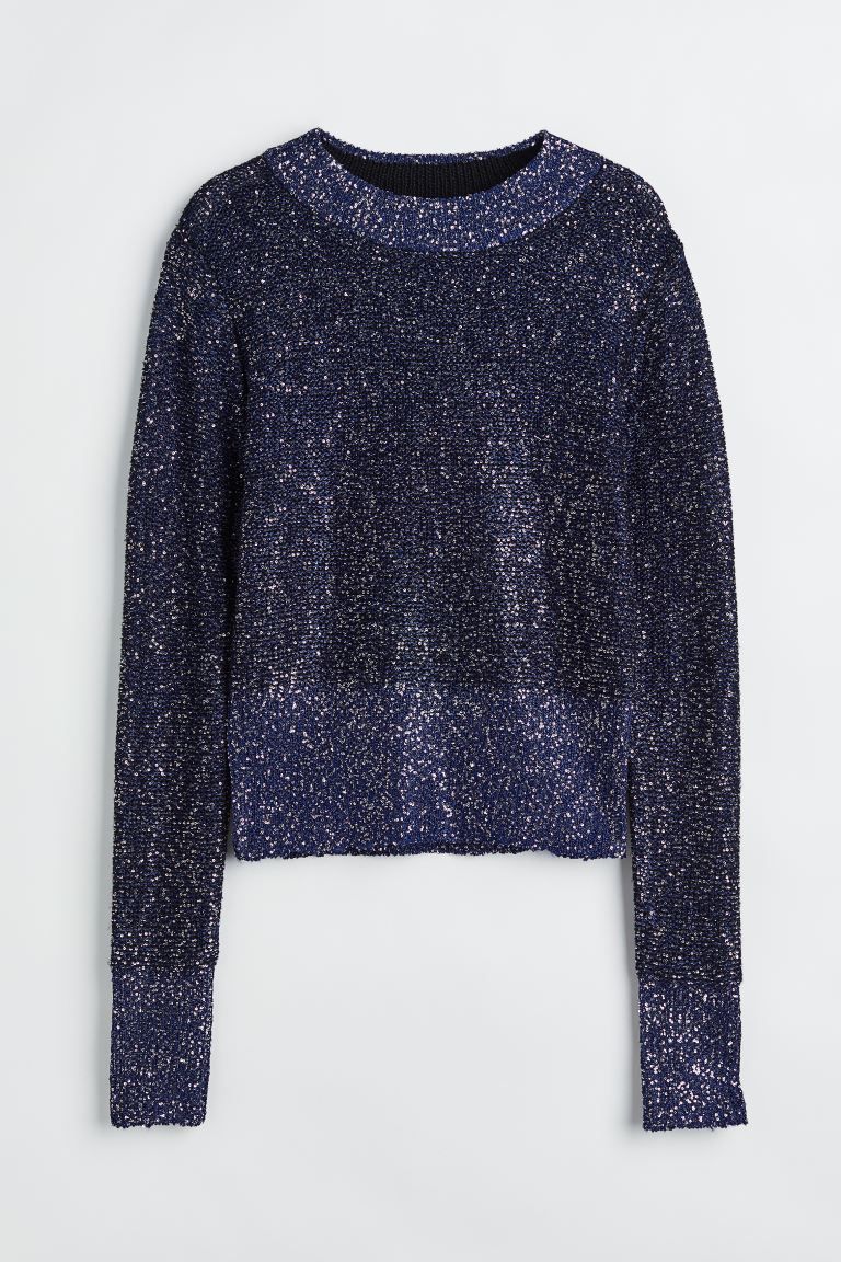 Sequined jumper | H&M (UK, MY, IN, SG, PH, TW, HK)