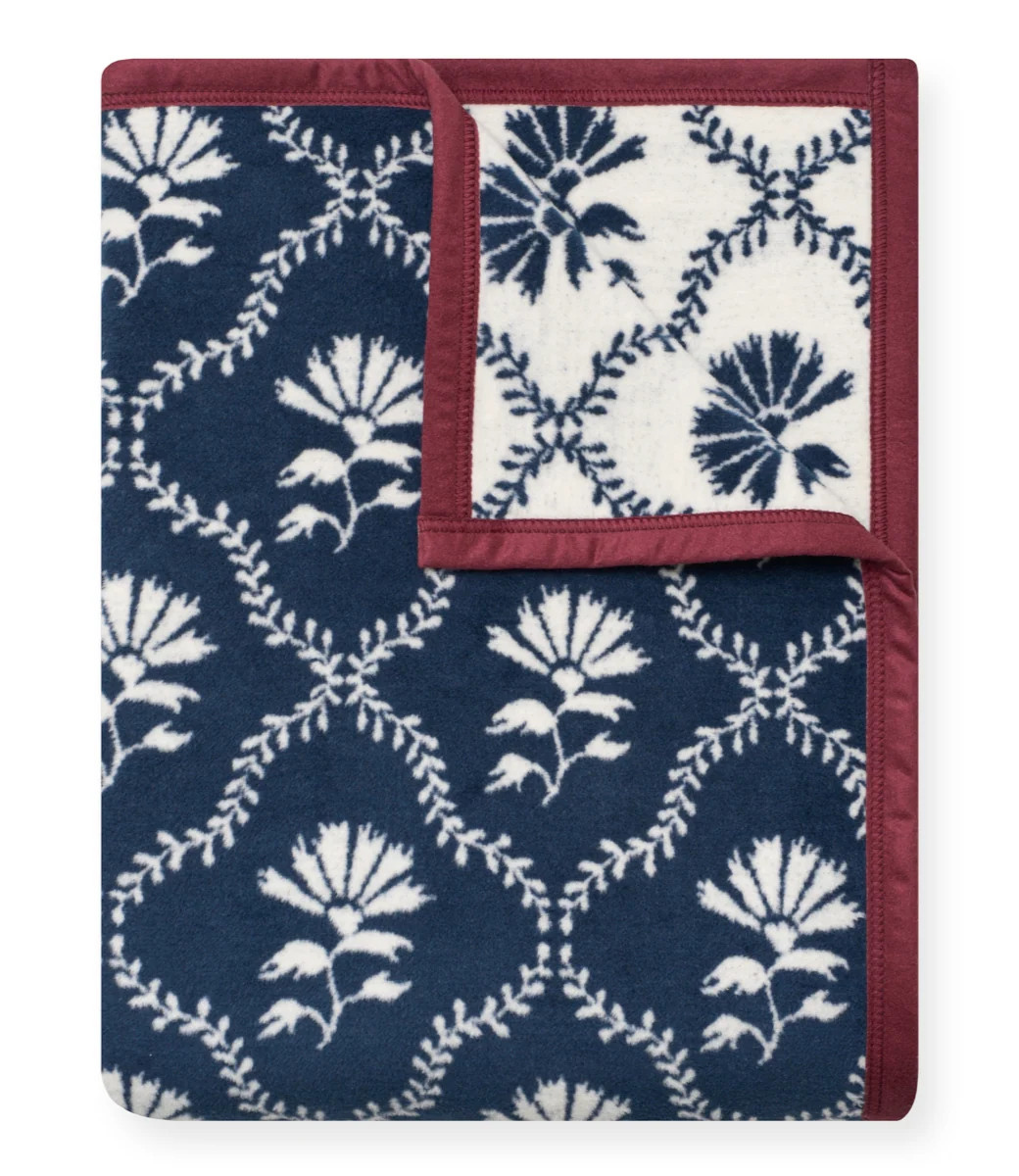 Floral Trellis Throw Blanket | ChappyWrap | ChappyWrap