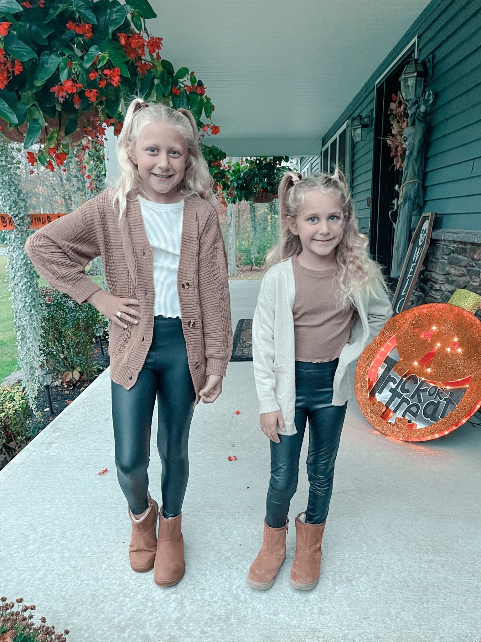 Girls fall outfit, girls cardigan, girls leather pants, girls brown boots, girls fall fashion, girls school outfits, girls cardigan outfit 

#LTKSeasonal #LTKstyletip #LTKkids