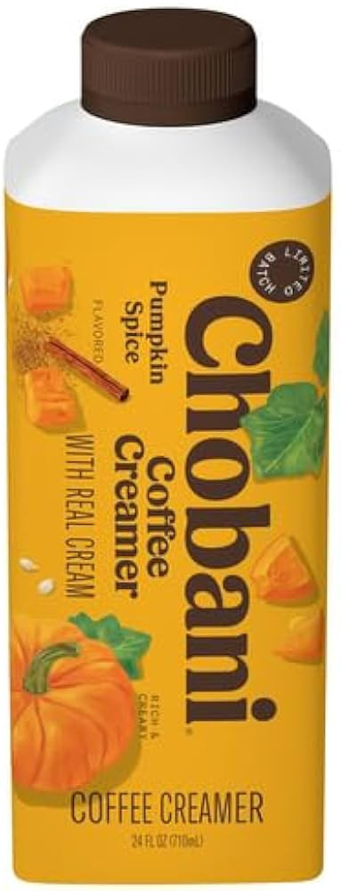 Chobani® Coffee Creamer Limited Batch Pumpkin Spice 24 fl oz | Amazon (US)