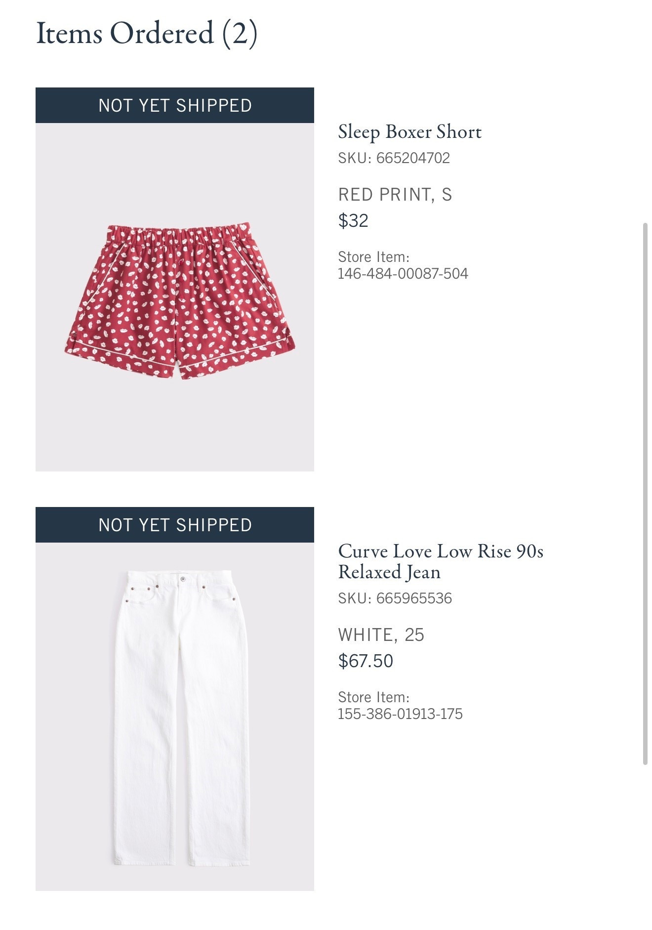 ABERCROMBIE order
Red pjs - getting top too just had to split order for a coupon I had
Trying 90s low rise jeans 

#LTKSaleAlert #LTKSeasonal