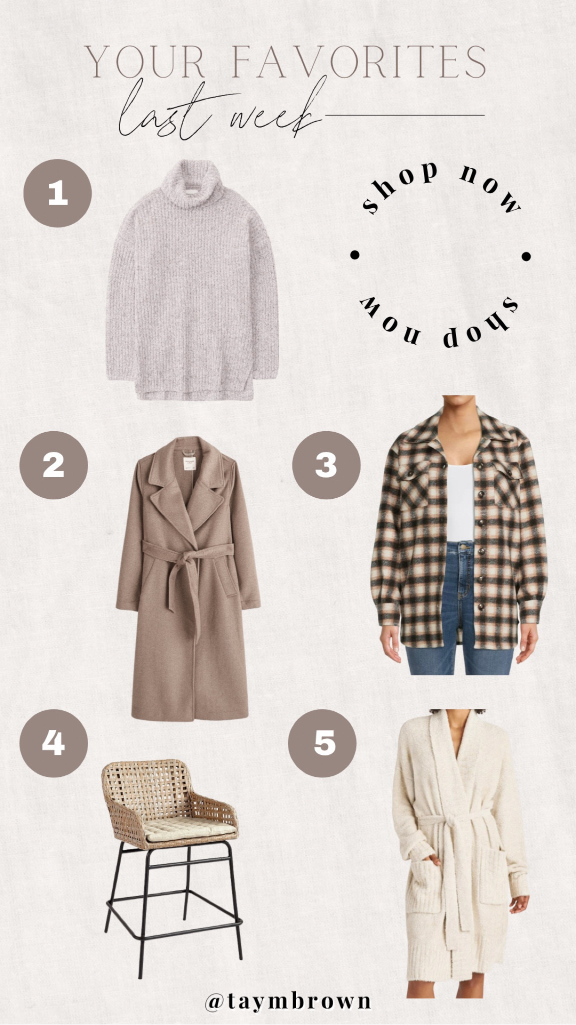 Best sellers
Top sellers

Everything is true to size but I did size up one (M) in the Shacket! Long coat has a roomy fit. 

#LTKxAF #LTKGiftGuide #LTKSeasonal