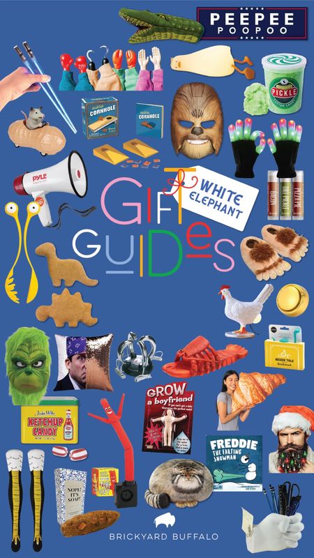 Ready to be the White Elephant hero? Our gift guide features the wackiest and most coveted items that will have everyone vying to steal!. Stir up some friendly chaos at your next holiday gathering! Comment “Elephant” and we will send you the link!

#HolidayLaughs #GagGifts #WhiteElephantExchange

#LTKfamily #LTKHoliday #LTKGiftGuide