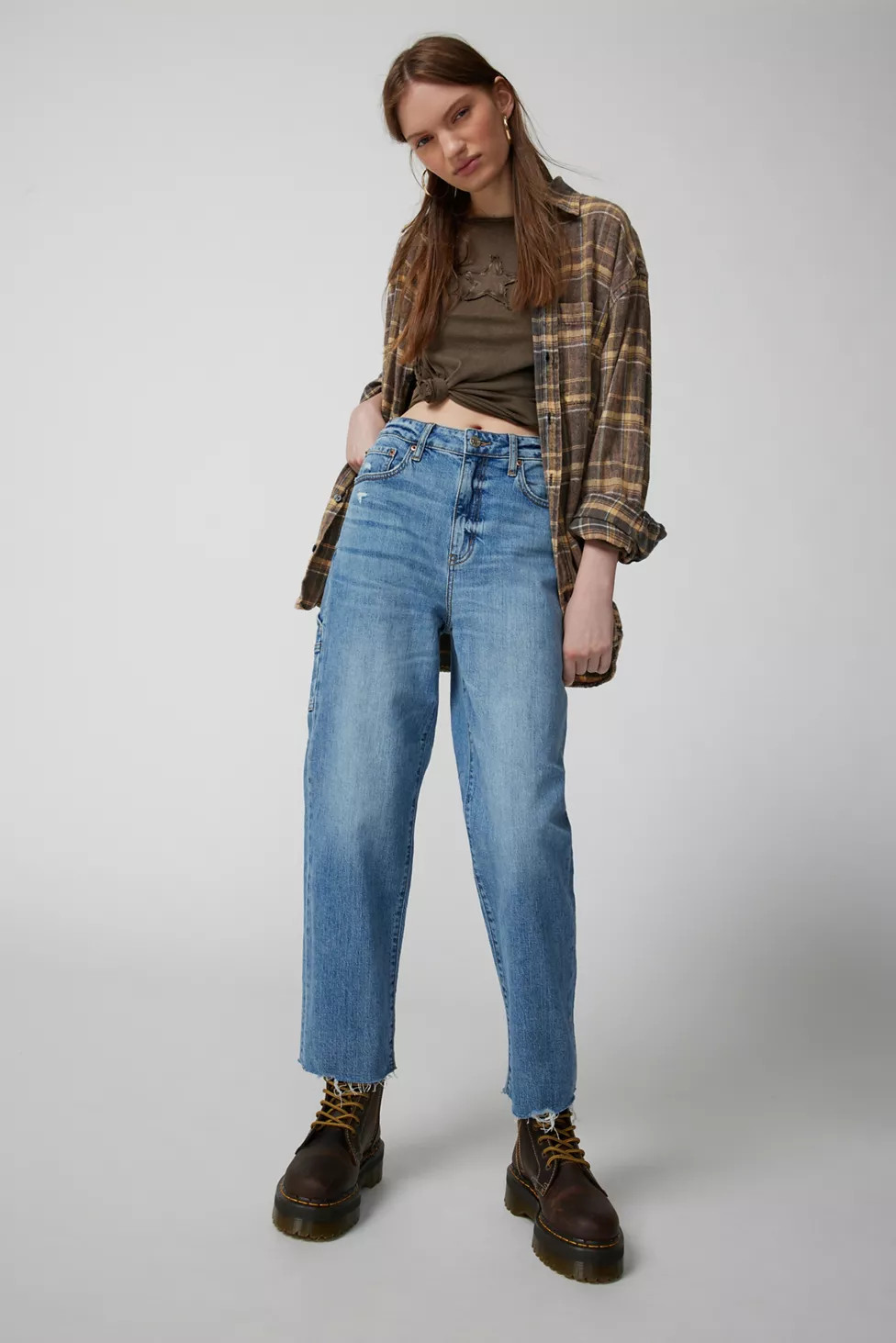 Daze Denim Sundaze Cropped Utility Jean | Urban Outfitters (US and RoW)